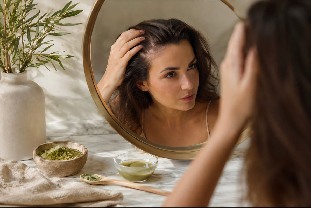 Cheveux clairsemés aux tempes et sur la ligne frontale : causes et solutions naturelles