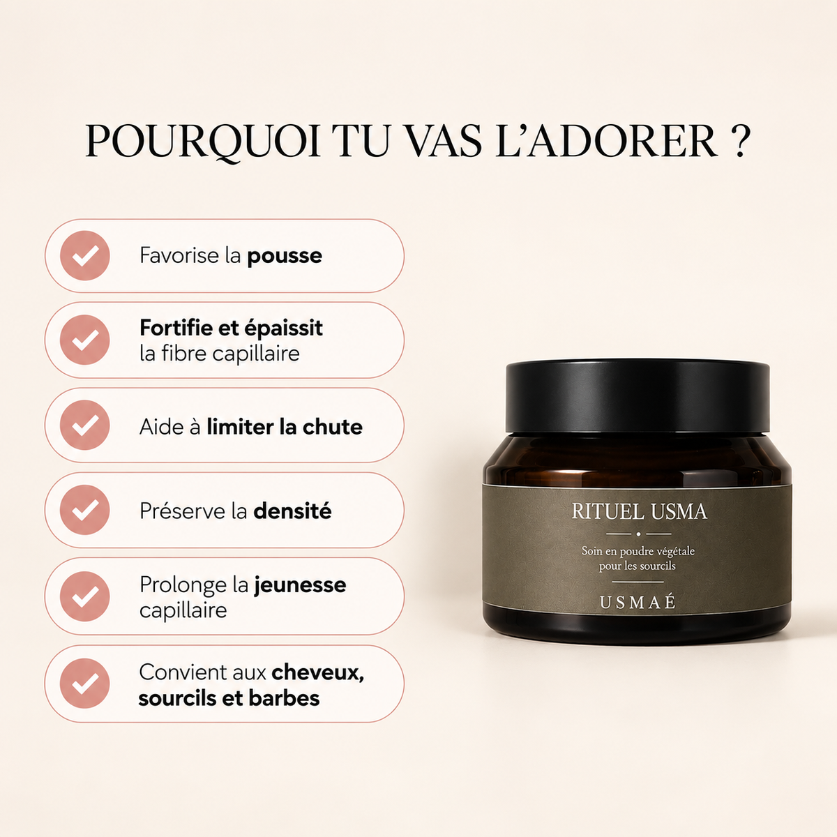 Liste bénéfices du pot de poudre usma usmaé